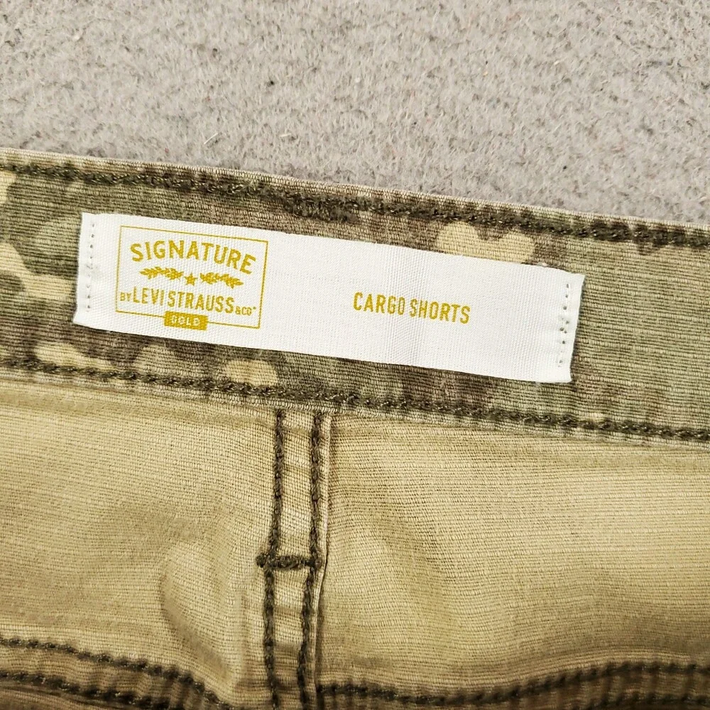 Levis Camo Cargo Shorts Mens 42 Fade 42x10 Stretch Flex Comfort - Picture 5 of 8